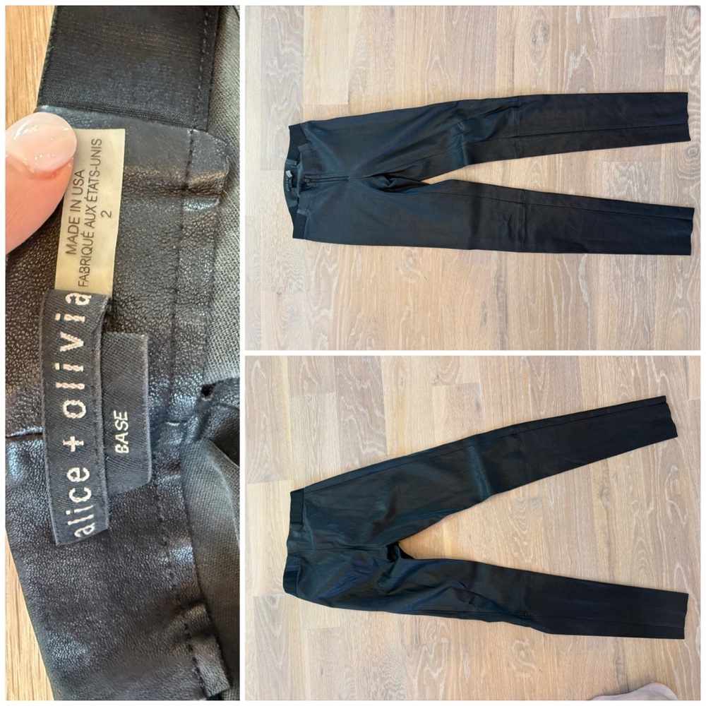 Leather leggings